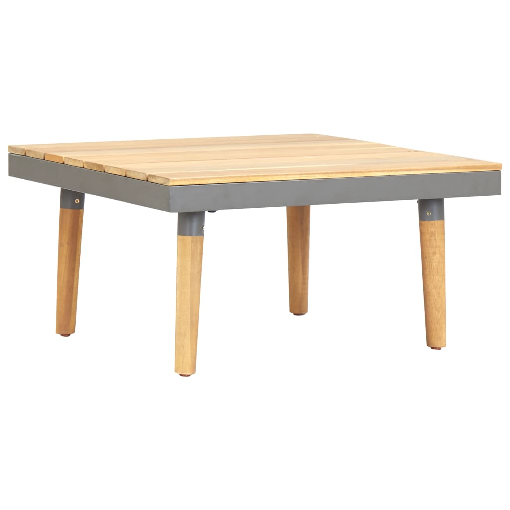 vidaXL ガーデンコーヒーテーブル 60x60x31.5 cm アカシア無垢材