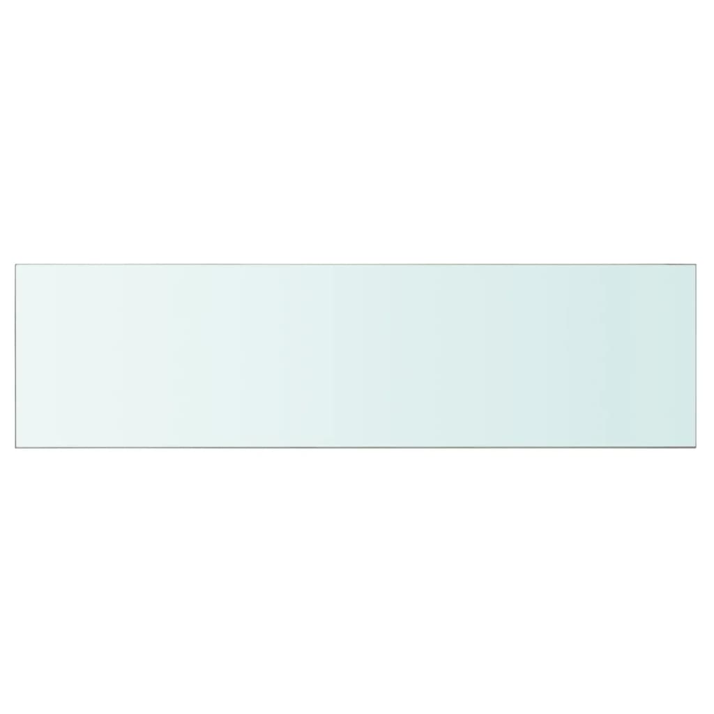 vidaXL 棚板 ガラス製 透明 110x30cm