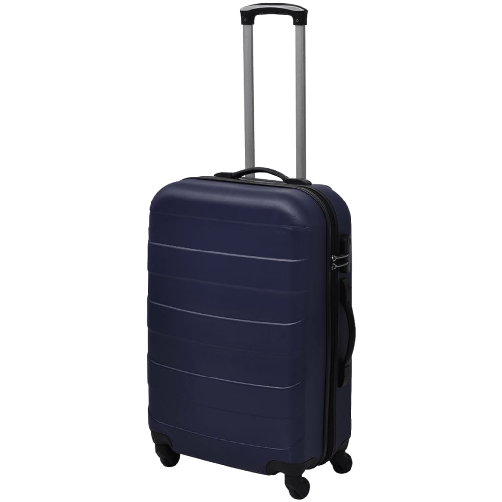 vidaXL ハードスーツケース3点セット ブルー