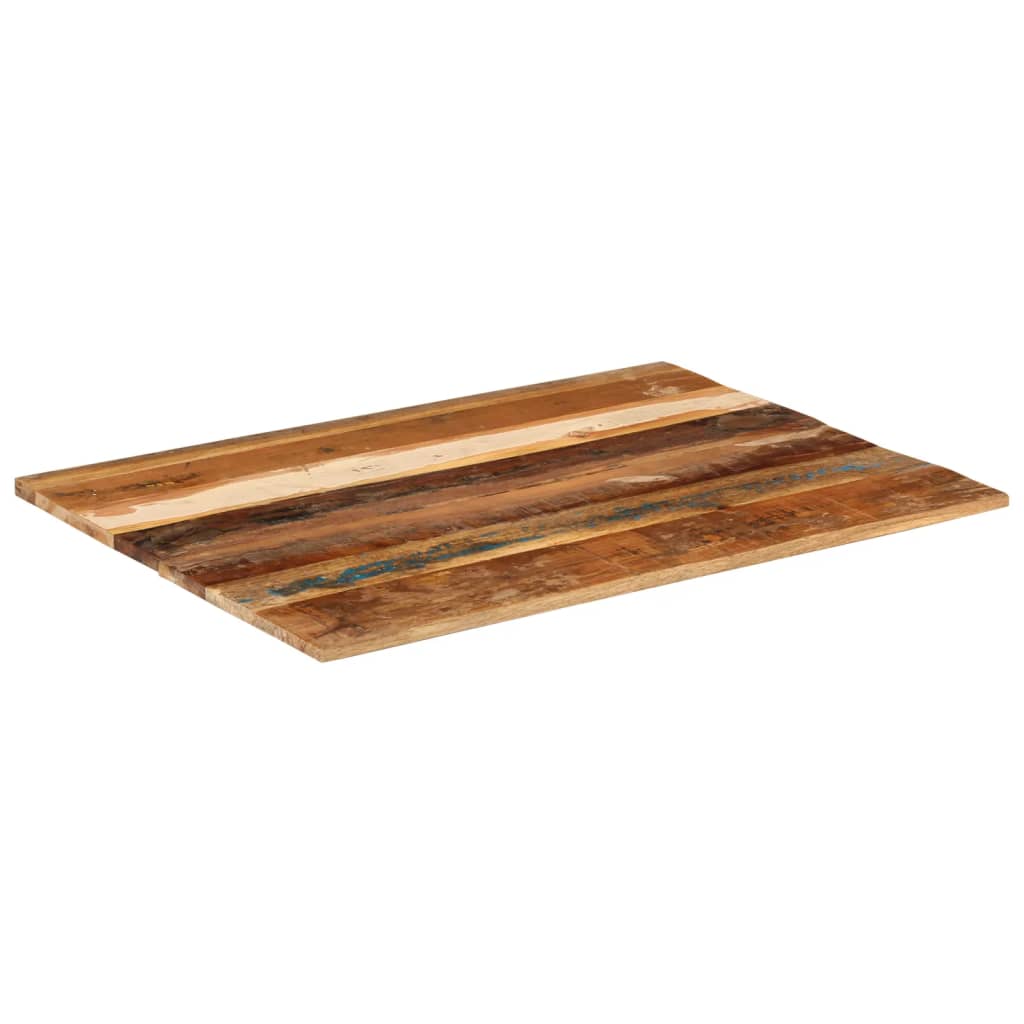 vidaXL テーブルトップ 長方形 60x80cm 15-16mm 無垢の再生木材