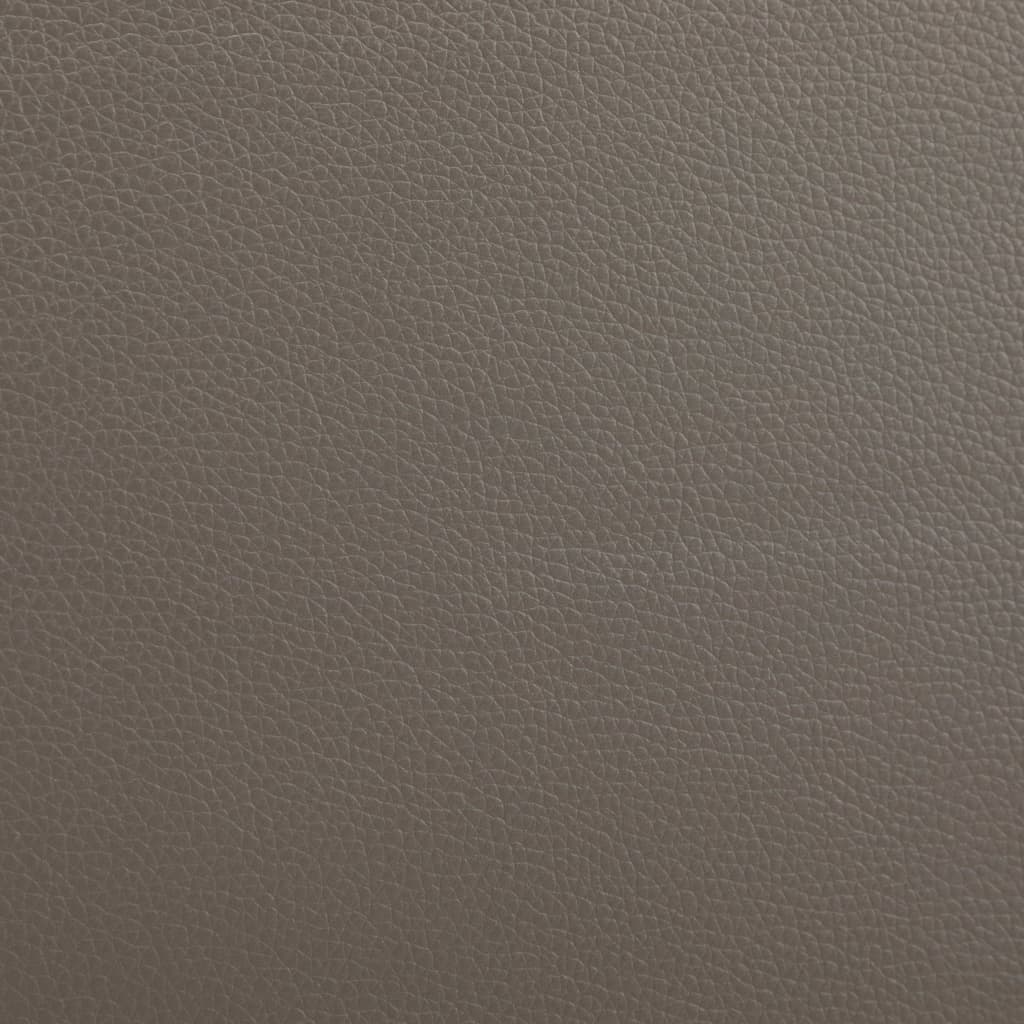 vidaXL ベッドフレーム グレー＆ホワイト 合成皮革製 90x200cm