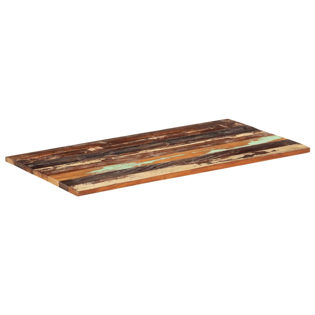 vidaXL テーブルトップ 長方形 60x120cm 25-27mm 無垢の再生木材