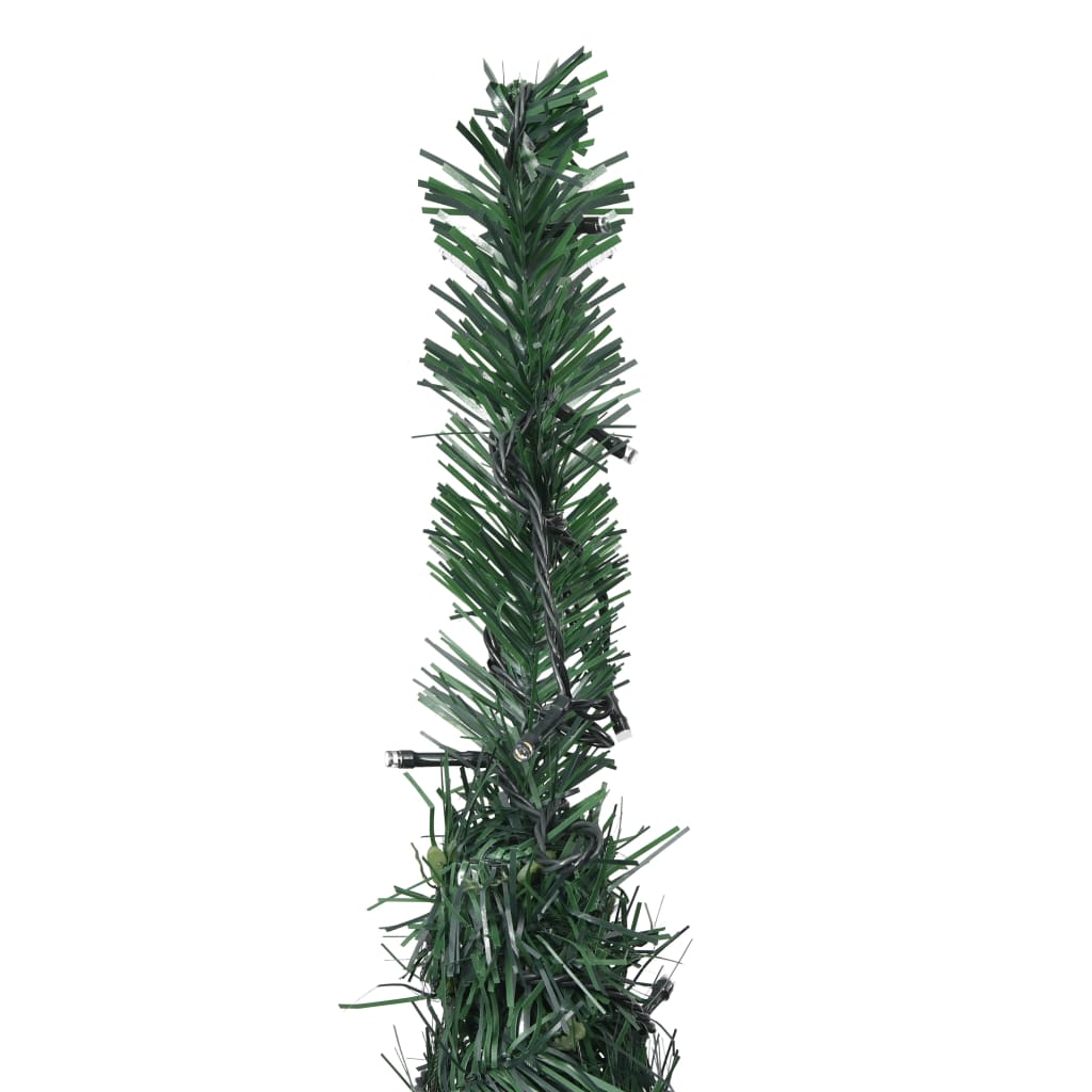 vidaXL ポップアップ ストリング 人工プレライトクリスマスツリー グリーン 210cm