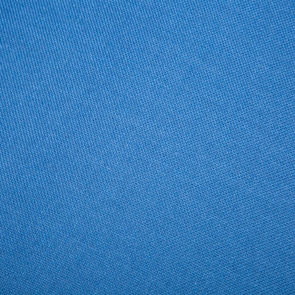 vidaXL L字型ソファ 布張り 171.5x138x81.5cm ブルー