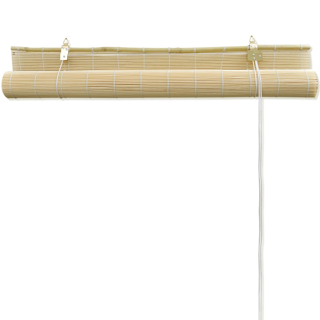 vidaXL 天然竹製ローラーブラインド 150x220cm