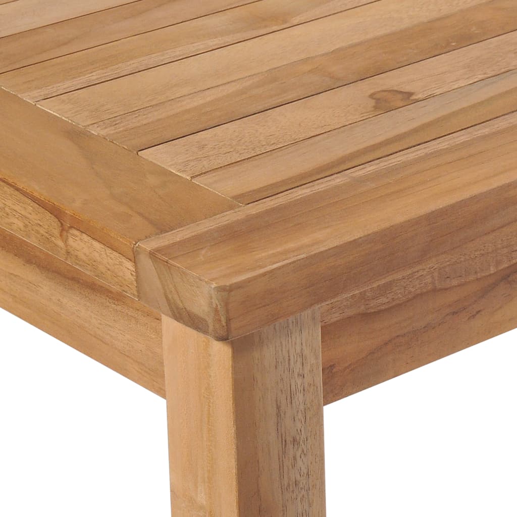 vidaXL ガーデンテーブル 150x90x77cm チーク無垢材