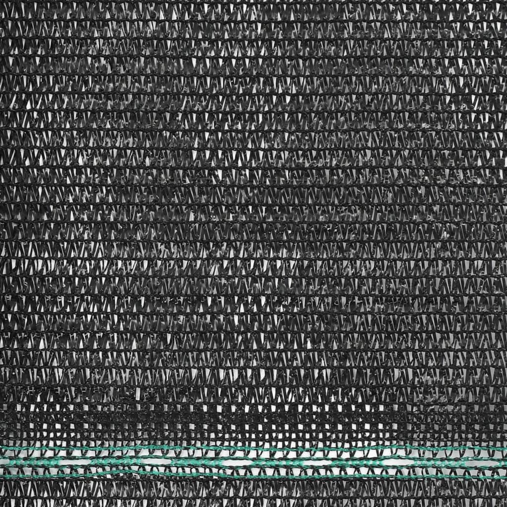 vidaXL テニススクリーン 高密度ポリエチレン製 1.6x50m ブラック