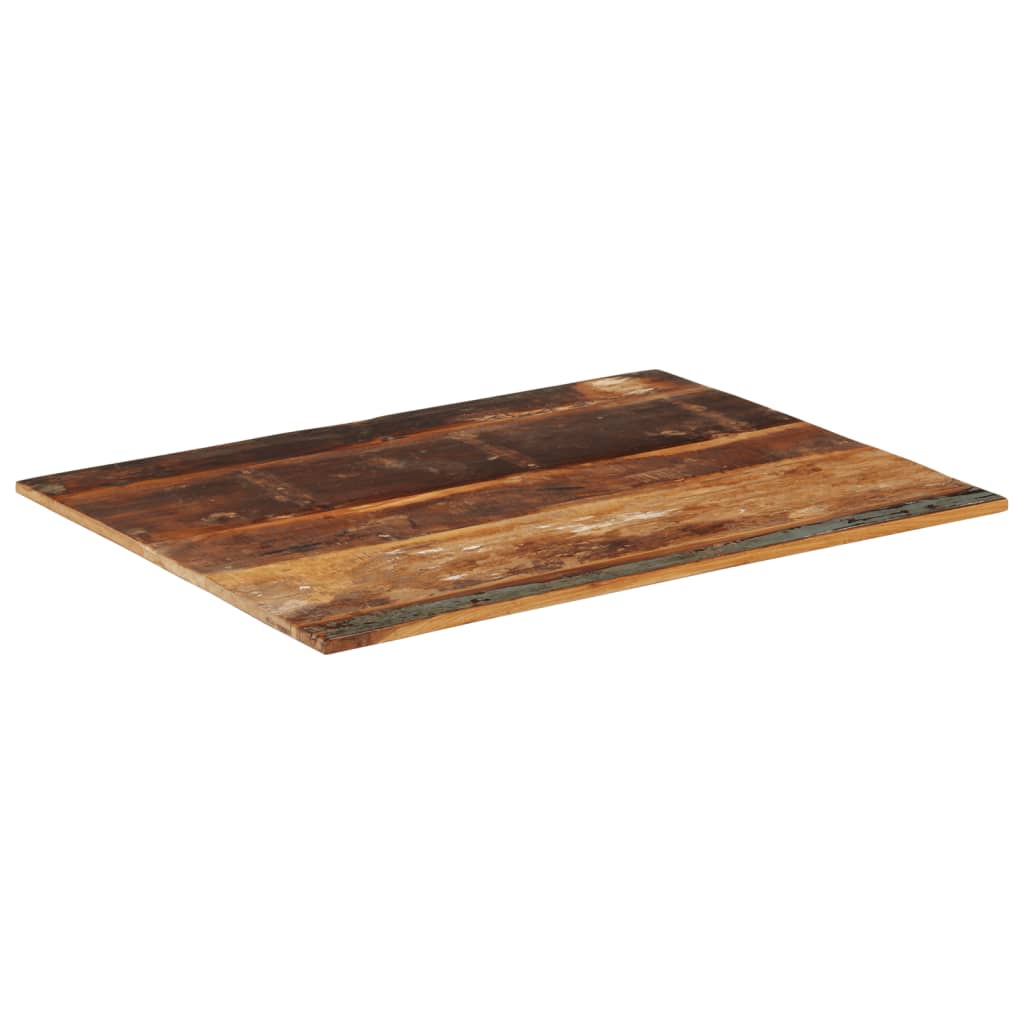 vidaXL テーブルトップ 長方形 70x90cm 15-16mm 無垢の再生木材